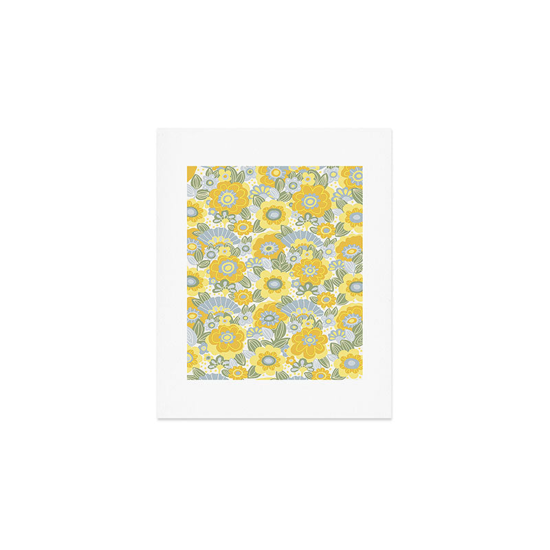 Dalia Yellow Art Print Gallery Image 1