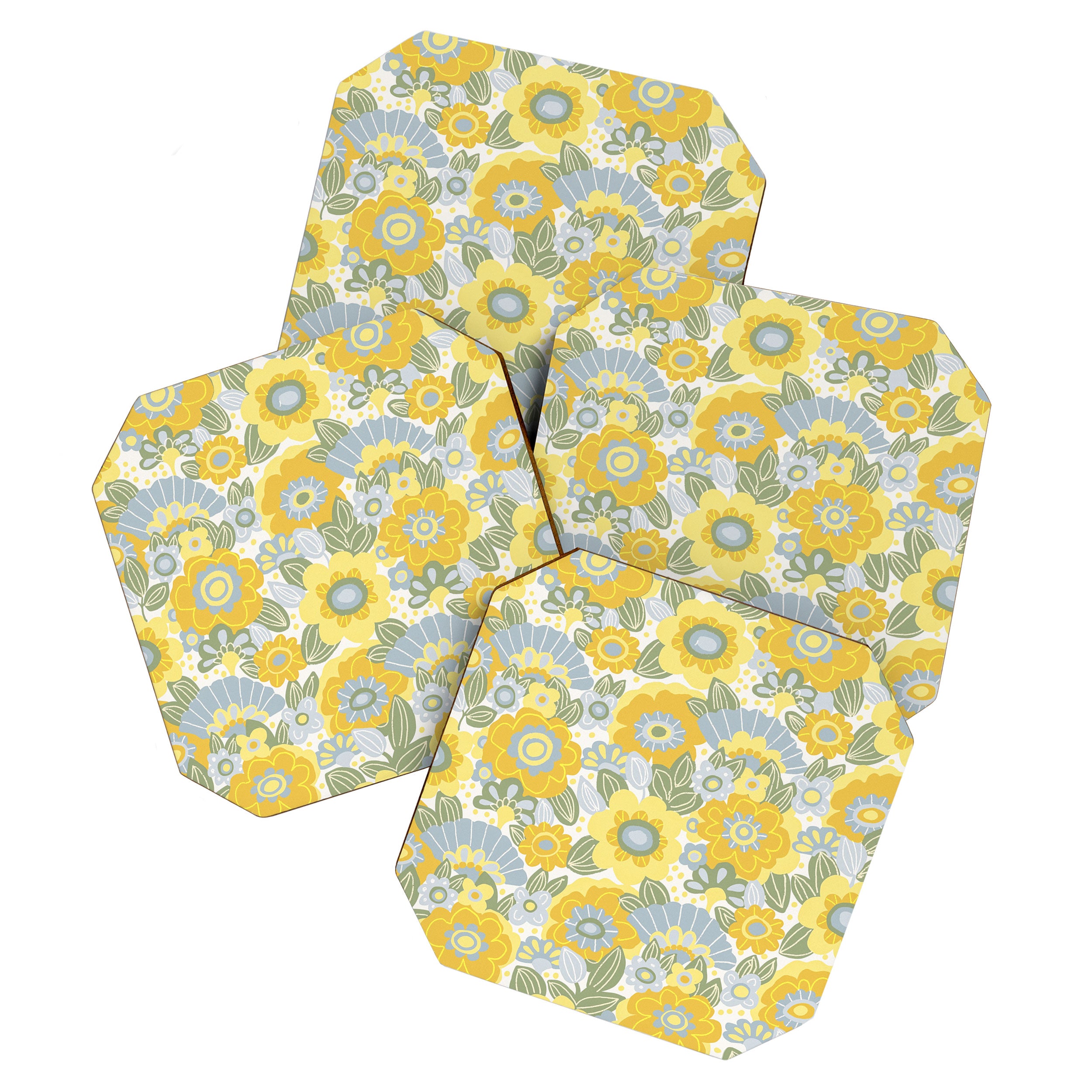 Dalia Yellow Coaster Gallery Image 1