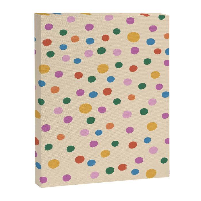 Dancing Balls on Cream Canvas Print Gallery Image 1