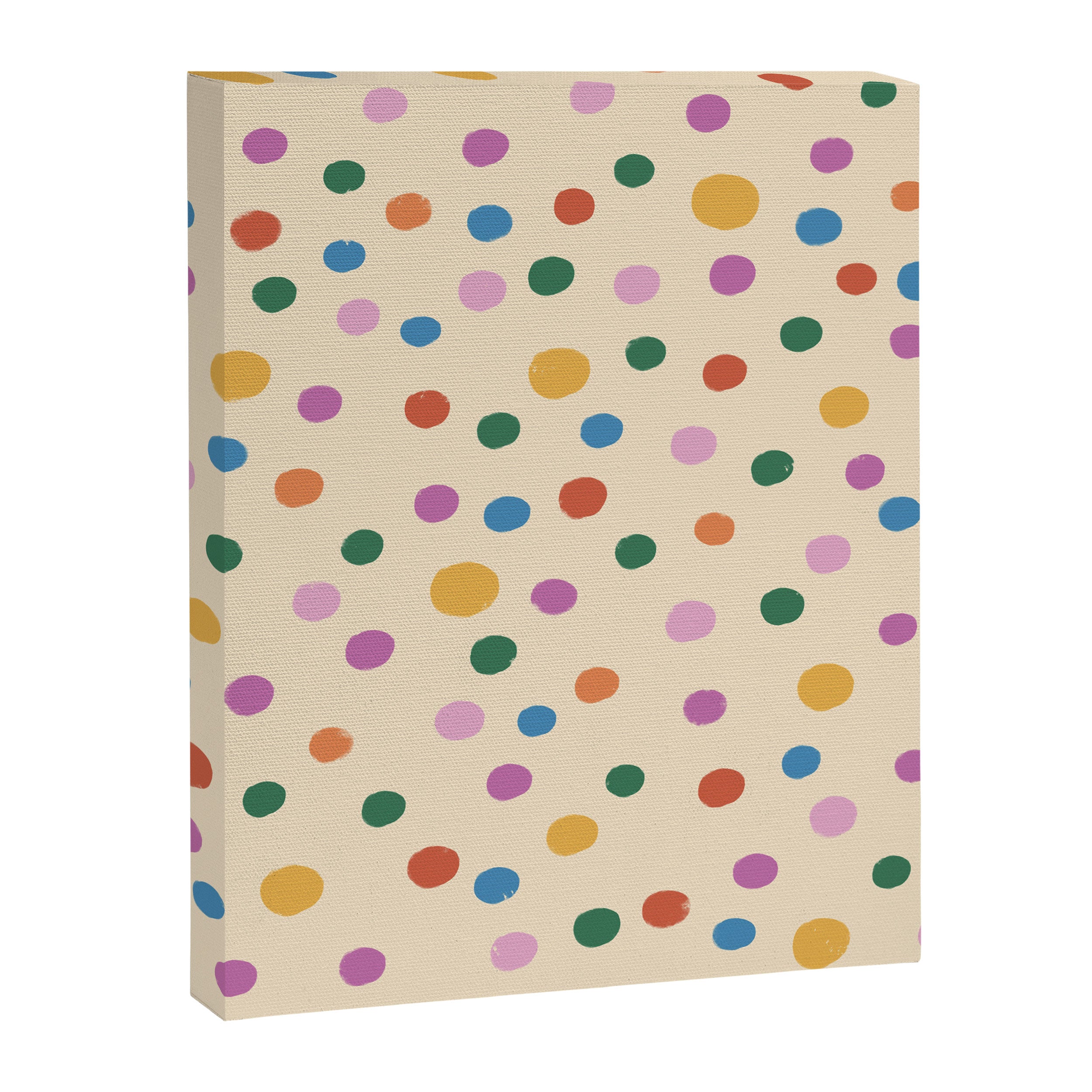 Dancing Balls on Cream Canvas Print Gallery Image 8