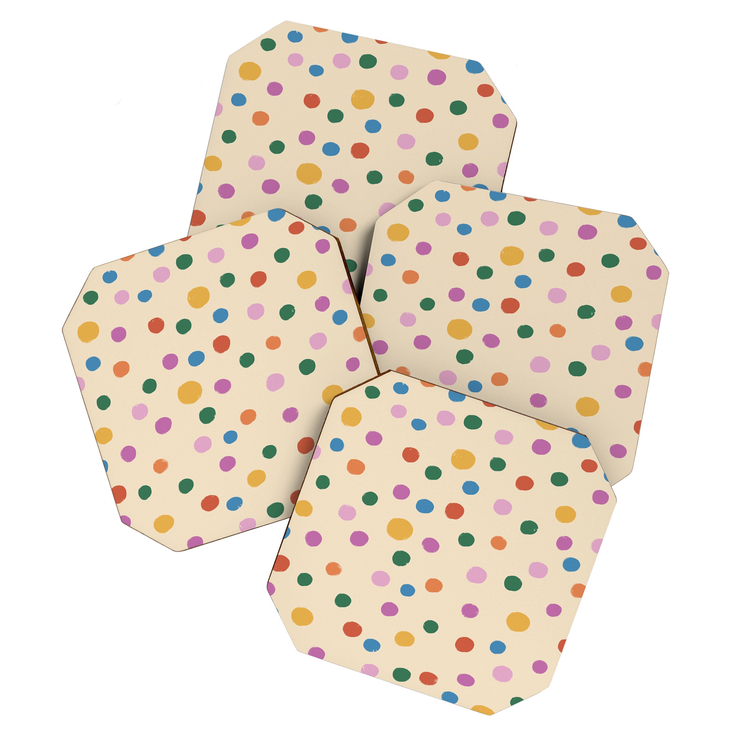 Dancing Balls on Cream Coaster Gallery Image 1