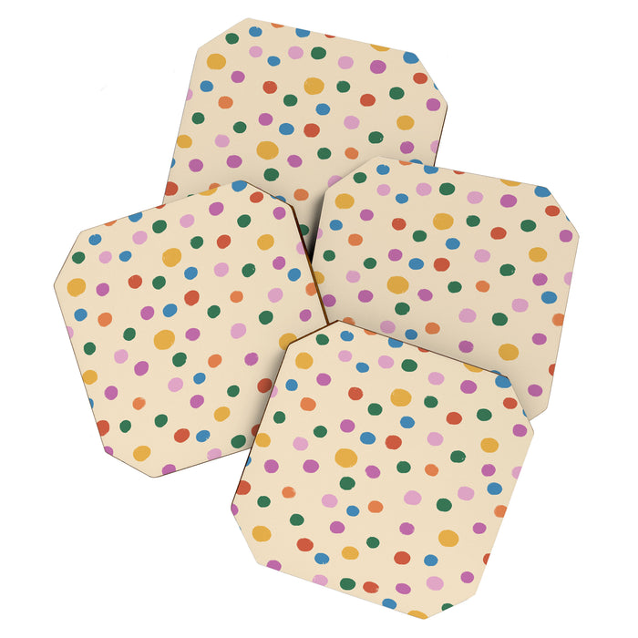 Dancing Balls on Cream Coaster Gallery Image 1