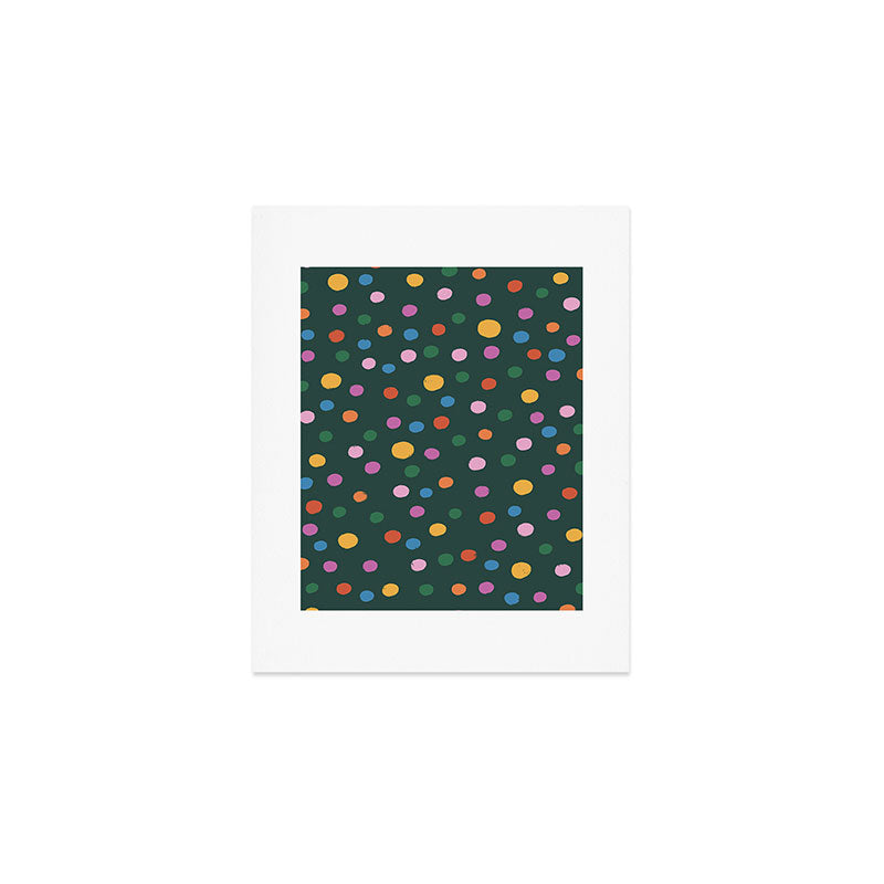 Dancing Balls on Green Art Print Gallery Image 1