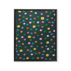 Dancing Balls on Green Framed Canvas Print Gallery Image 8