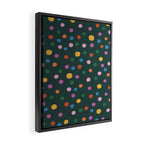 Dancing Balls on Green Framed Canvas Print Gallery Image 2
