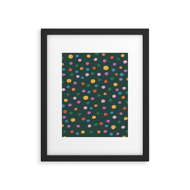 Dancing Balls on Green Framed Art Print Gallery Image 6