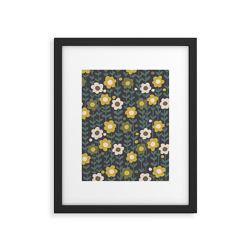 Dark green Framed Art Print Gallery Image 6