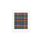 Dark plaid pattern Art Print Gallery Image 1