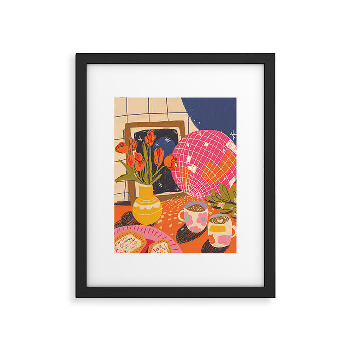 Disco night Framed Art Print Gallery Image 1