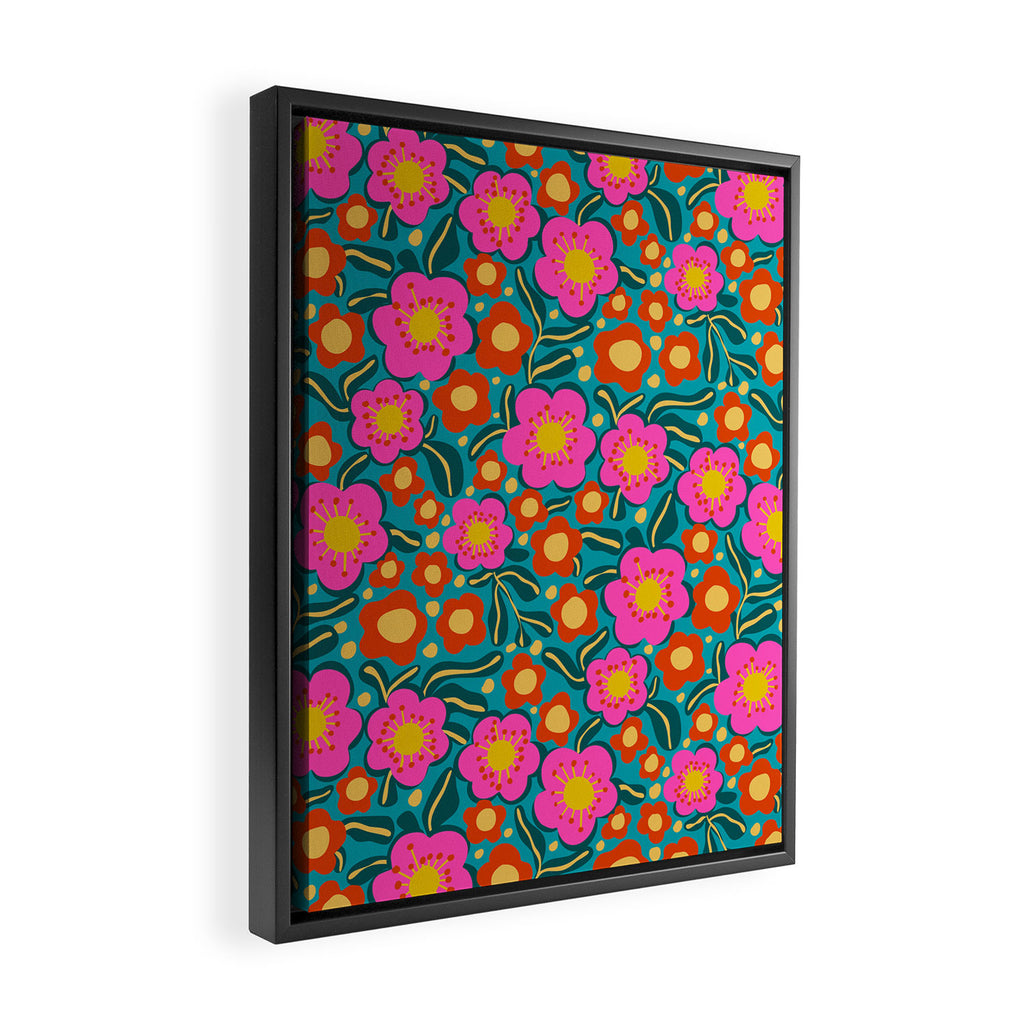 Ditsy II Framed Canvas Print Gallery Image 2