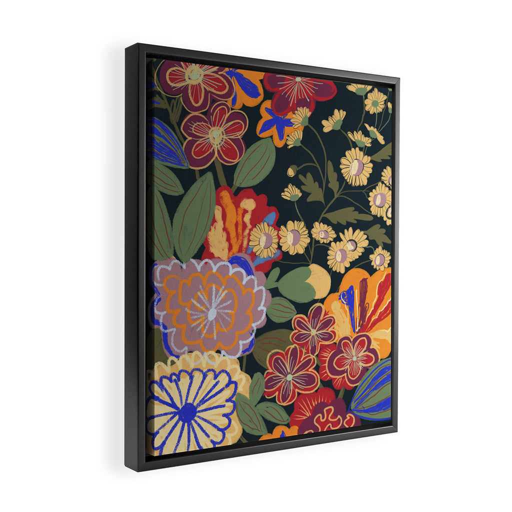 Eclipse garden Framed Canvas Print Gallery Image 2