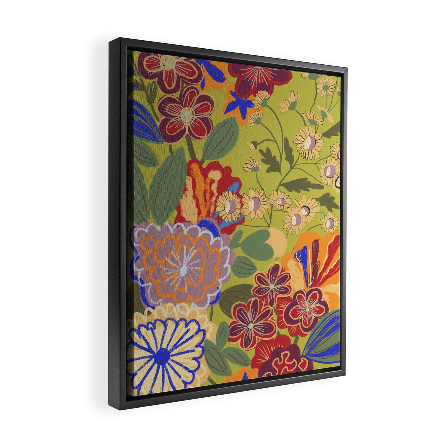 Eclipse garden Framed Canvas Print Gallery Image 2