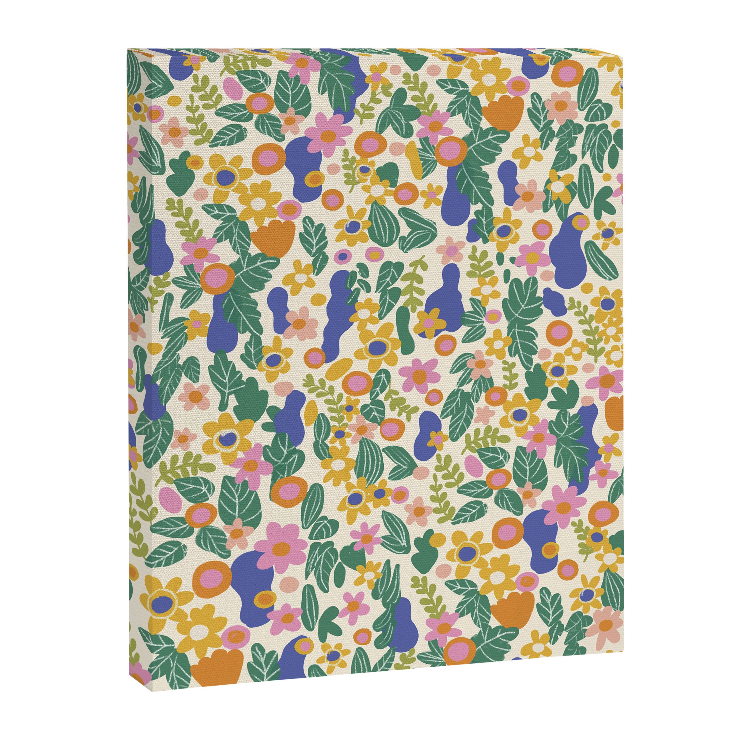 Evelyn floral pattern Canvas Print Gallery Image 8