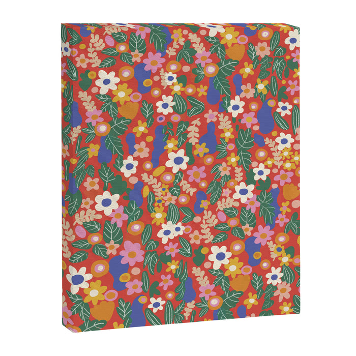 Evelyn red Canvas Print Gallery Image 1