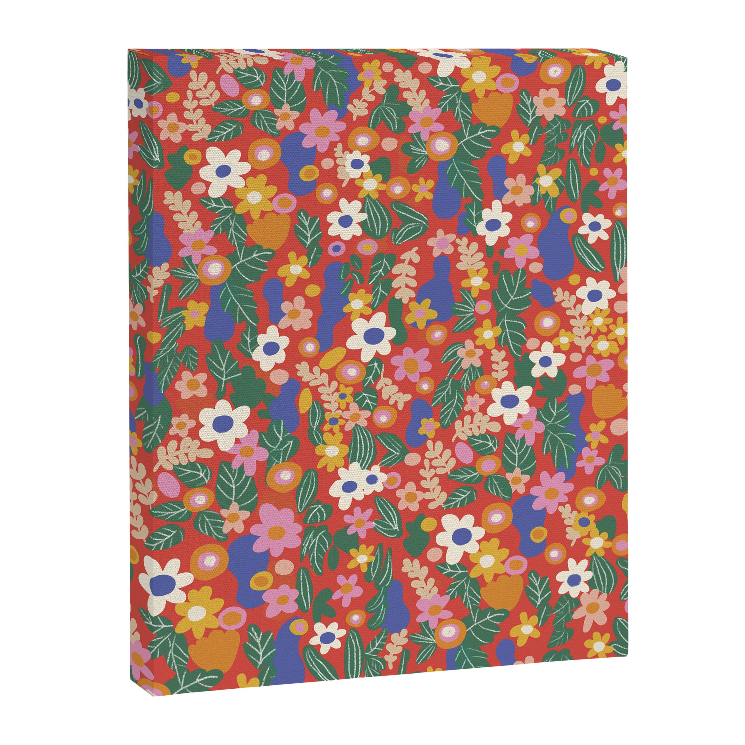 Evelyn red Canvas Print Gallery Image 8