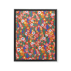 Evelyn red Framed Canvas Print Gallery Image 8