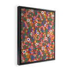 Evelyn red Framed Canvas Print Gallery Image 2