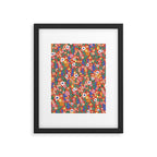 Evelyn red Framed Art Print Gallery Image 6