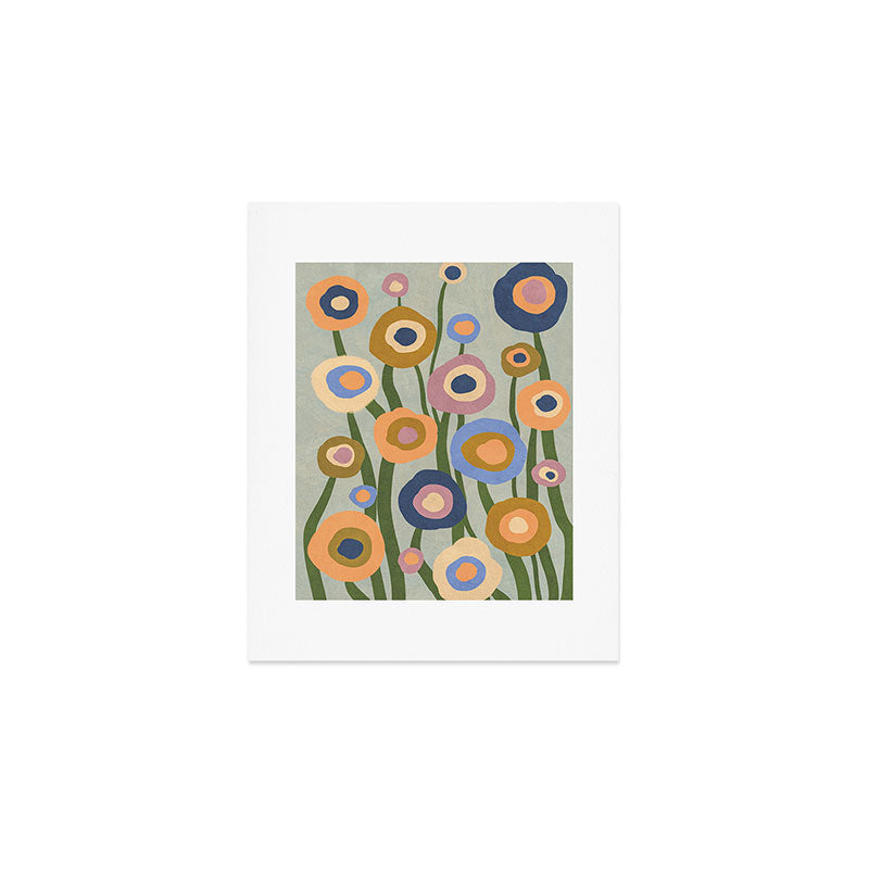 Evening flowers Art Print Gallery Image 1