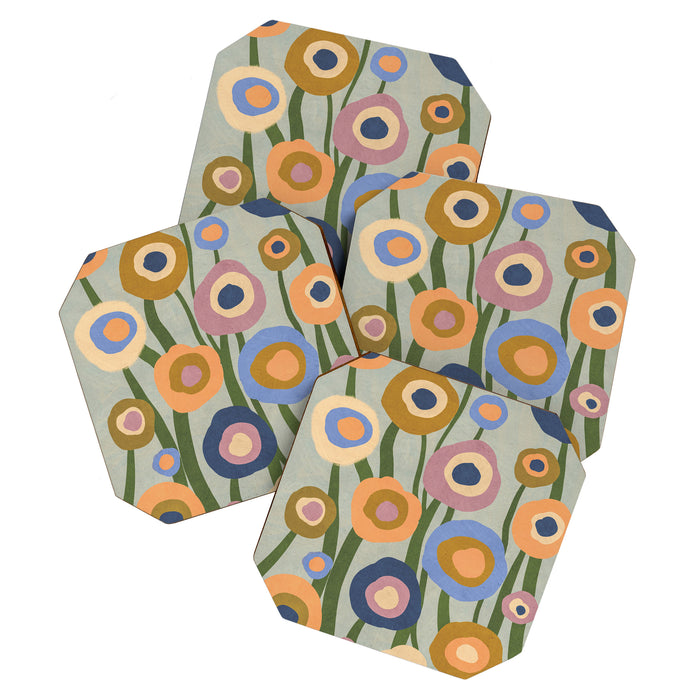 Evening flowers Coaster Gallery Image 1