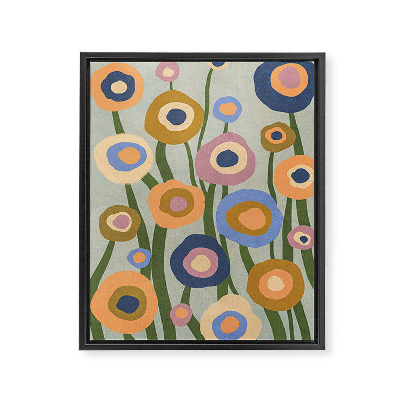 Evening flowers Framed Canvas Print Gallery Image 6
