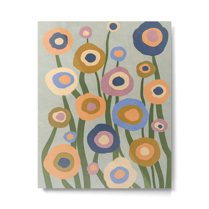 Evening flowers Metal Print Gallery Image 1