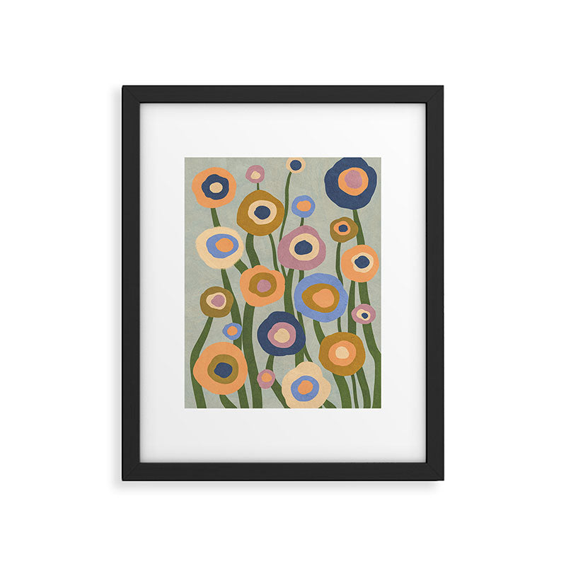 Evening flowers Framed Art Print Gallery Image 5