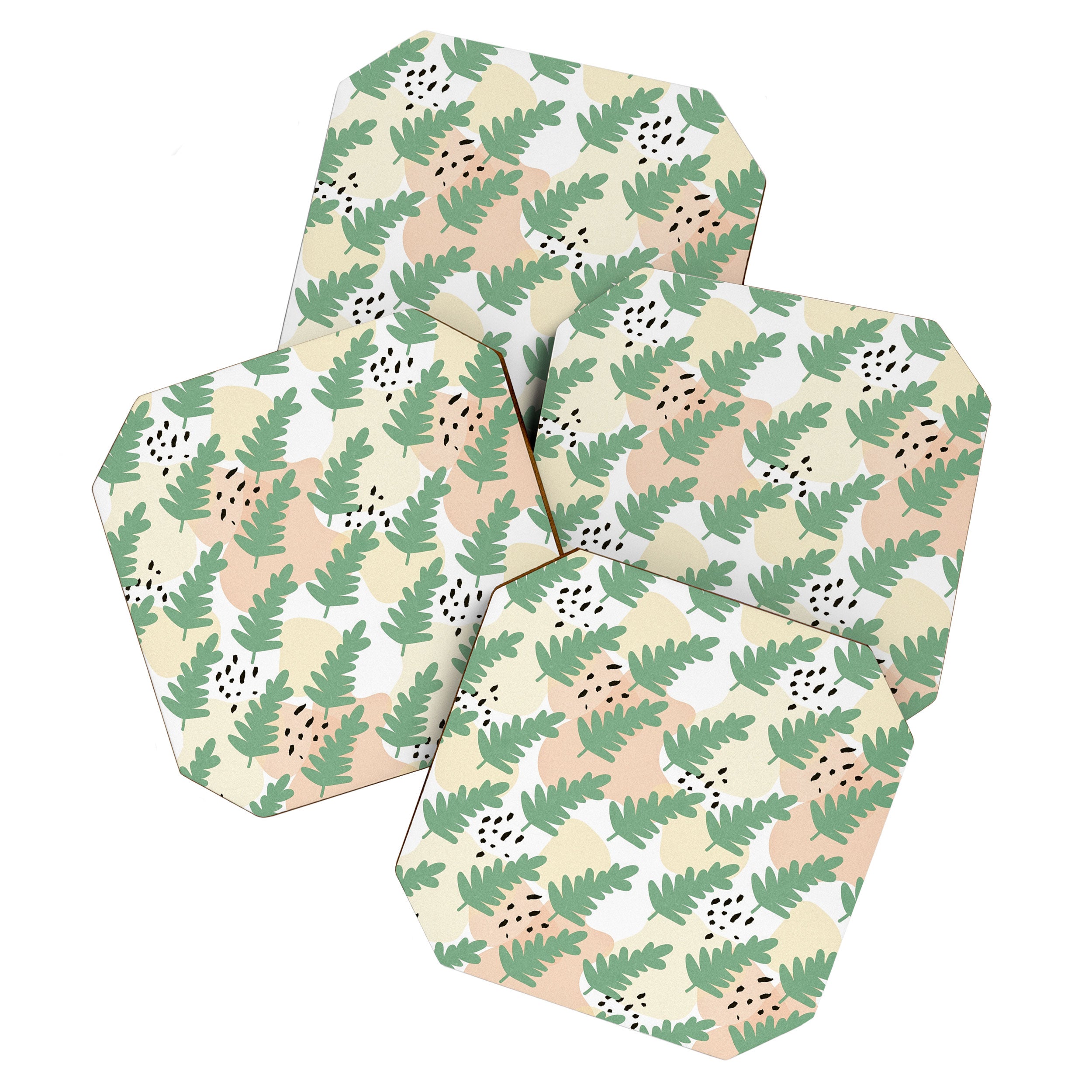 Fern Leaves Coaster Gallery Image 1