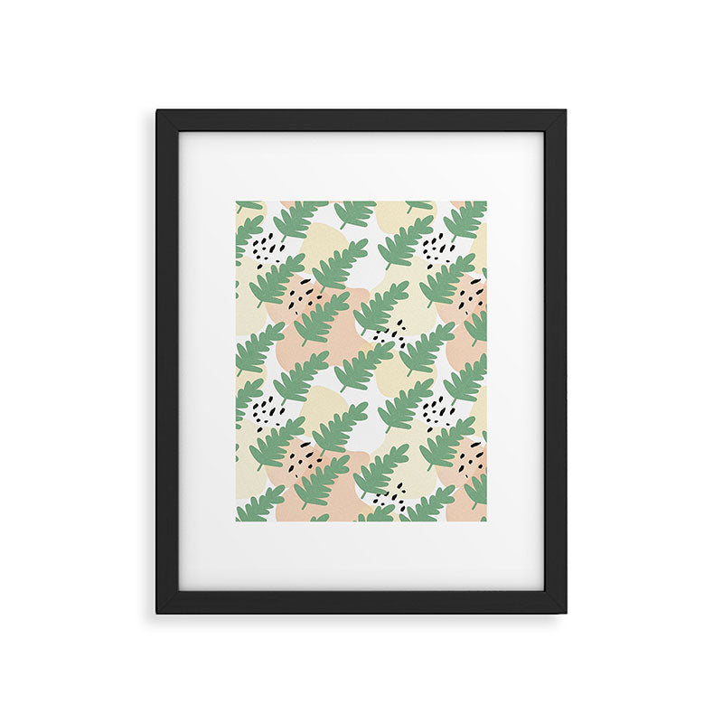Fern Leaves Framed Art Print Gallery Image 6