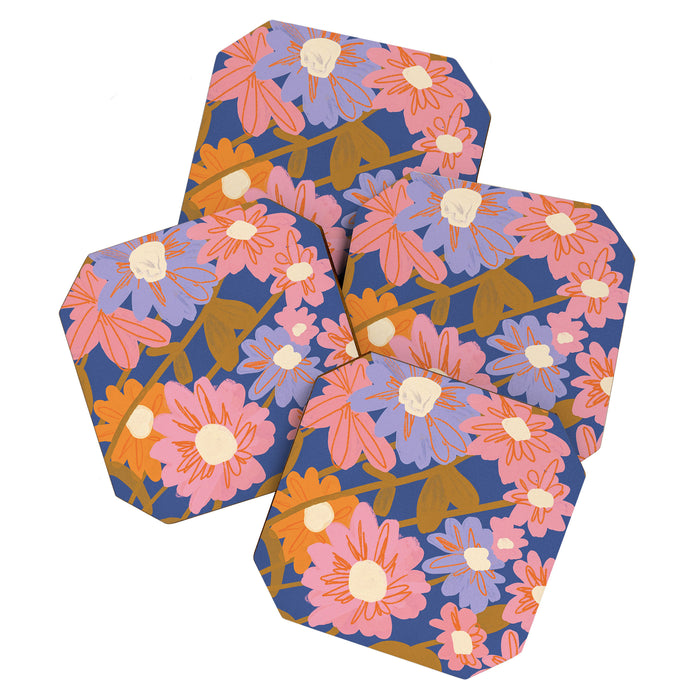 Floral 1970 Coaster Gallery Image 1