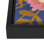 Floral 1970 Framed Canvas Print Gallery Image 3