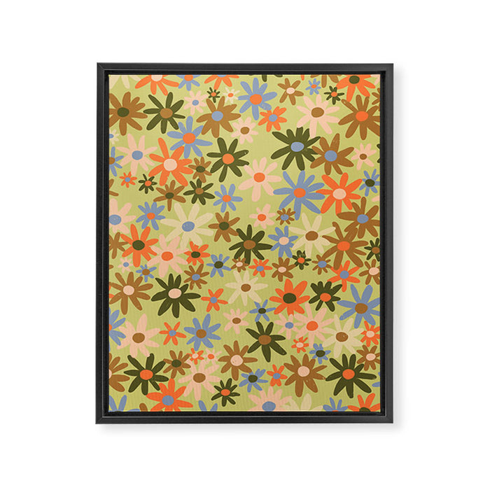 Floral fantasy #3 Framed Canvas Print Gallery Image 1