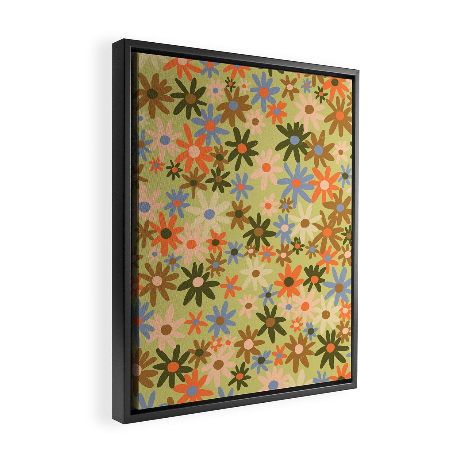 Floral fantasy #3 Framed Canvas Print Gallery Image 2