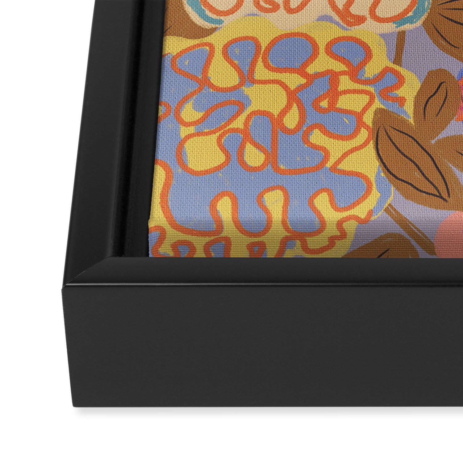 Floral mood Framed Canvas Print Gallery Image 3