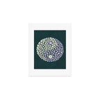 Floral yin-yang Art Print Gallery Image 1