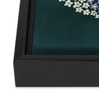 Floral yin-yang Framed Canvas Print Gallery Image 3