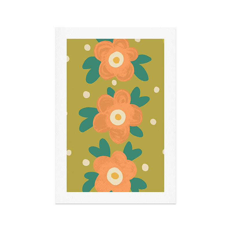 Florista green Art Print Gallery Image 1