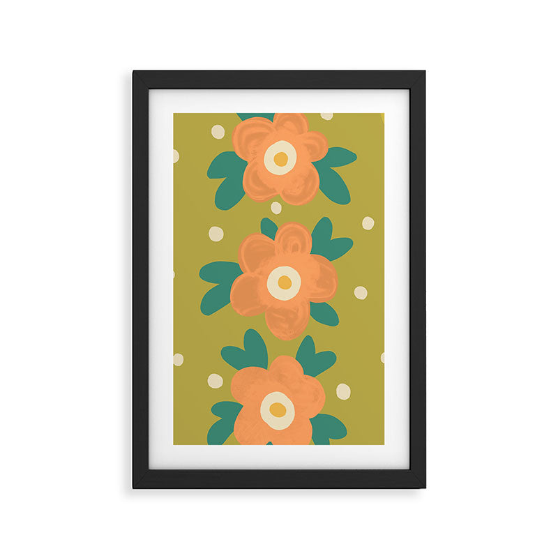 Florista green Framed Art Print Gallery Image 2