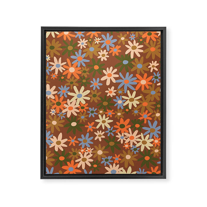 Flower fantasy #1 Framed Canvas Print Gallery Image 1