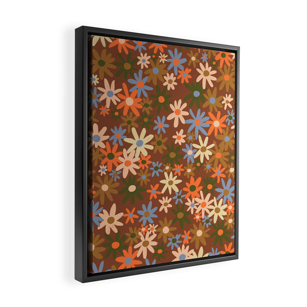 Flower fantasy #1 Framed Canvas Print Gallery Image 2