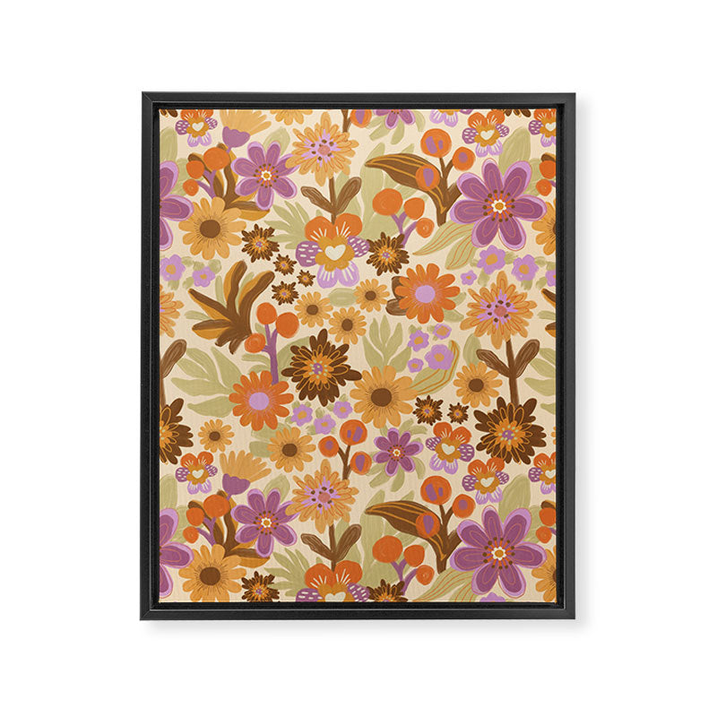 Flower power II Framed Canvas Print Gallery Image 8
