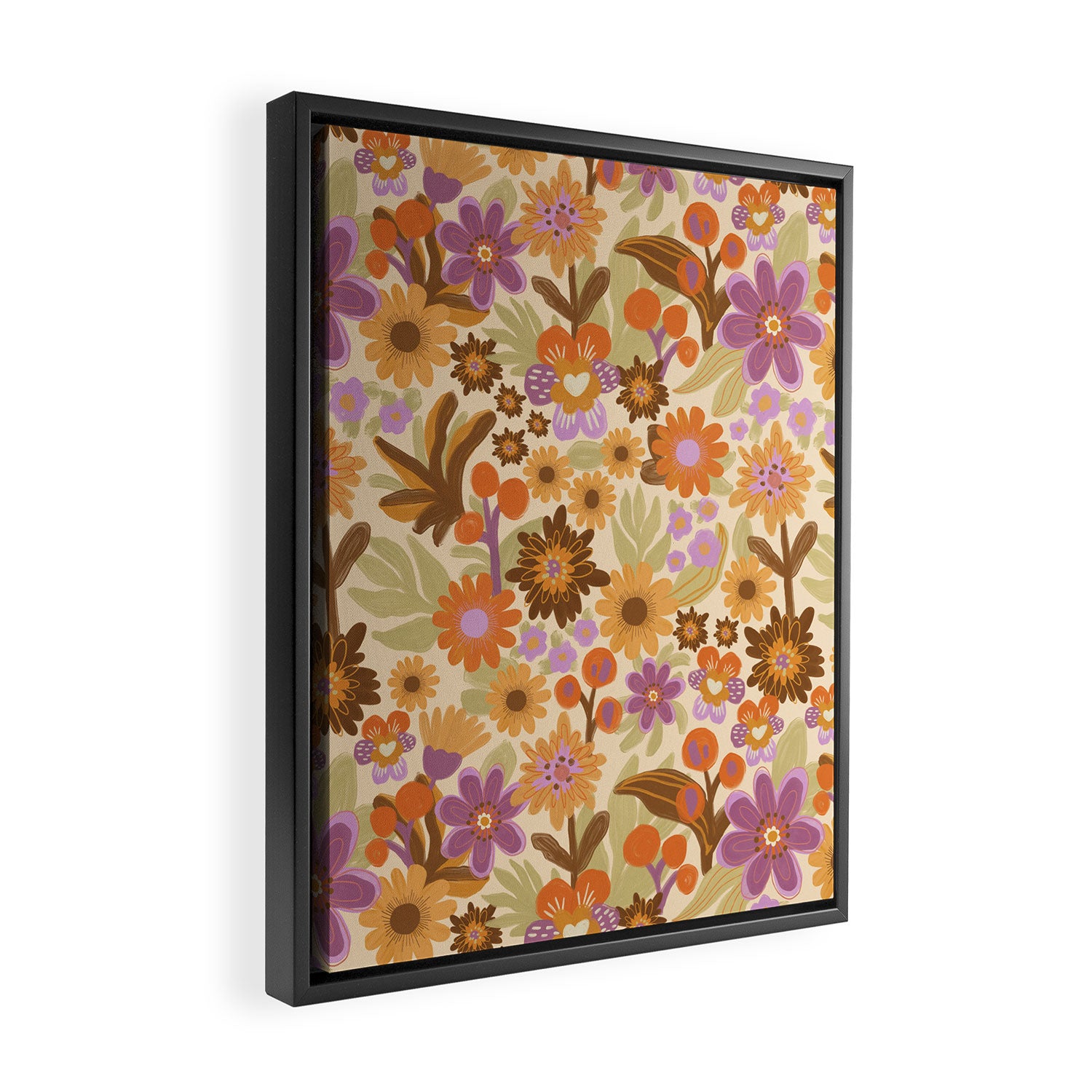 Flower power II Framed Canvas Print Gallery Image 2