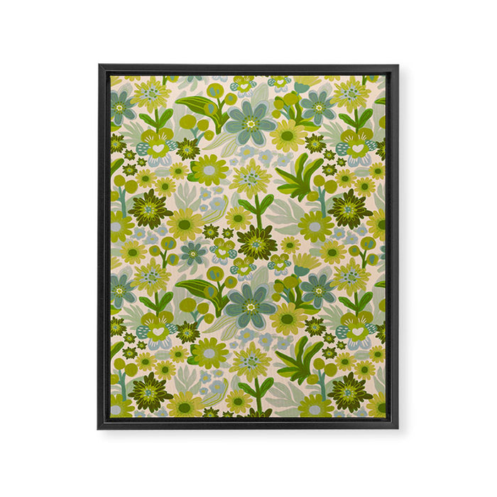 Flower power Framed Canvas Print Gallery Image 1