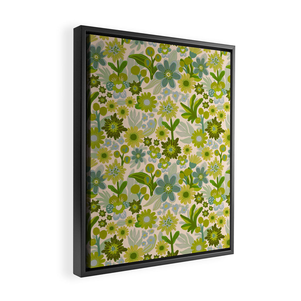 Flower power Framed Canvas Print Gallery Image 2