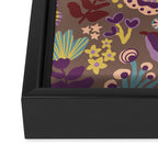 Flowers V Framed Canvas Print Gallery Image 3