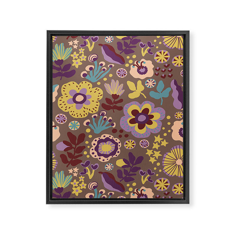 Flowers V Framed Canvas Print Gallery Image 8