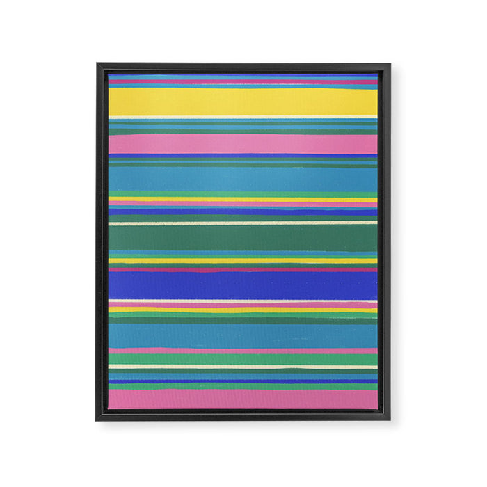 Folk abstract pattern  #2 Framed Canvas Print Gallery Image 1