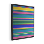 Folk abstract pattern  #2 Framed Canvas Print Gallery Image 2