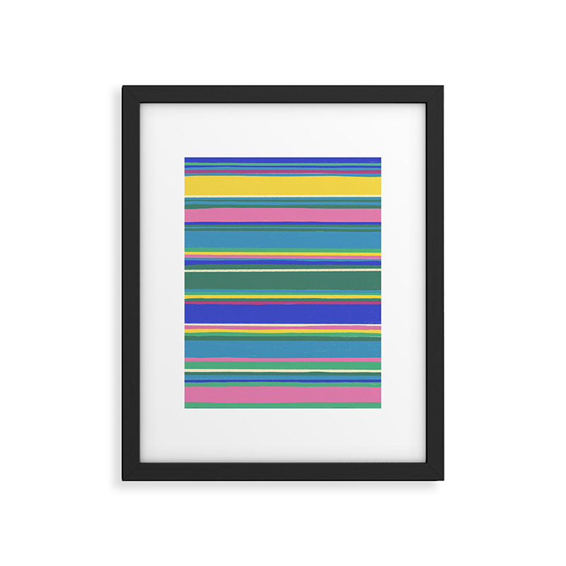 Folk abstract pattern  #2 Framed Art Print Gallery Image 6
