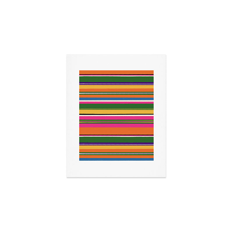 Folk abstract pattern #3 Art Print Gallery Image 1